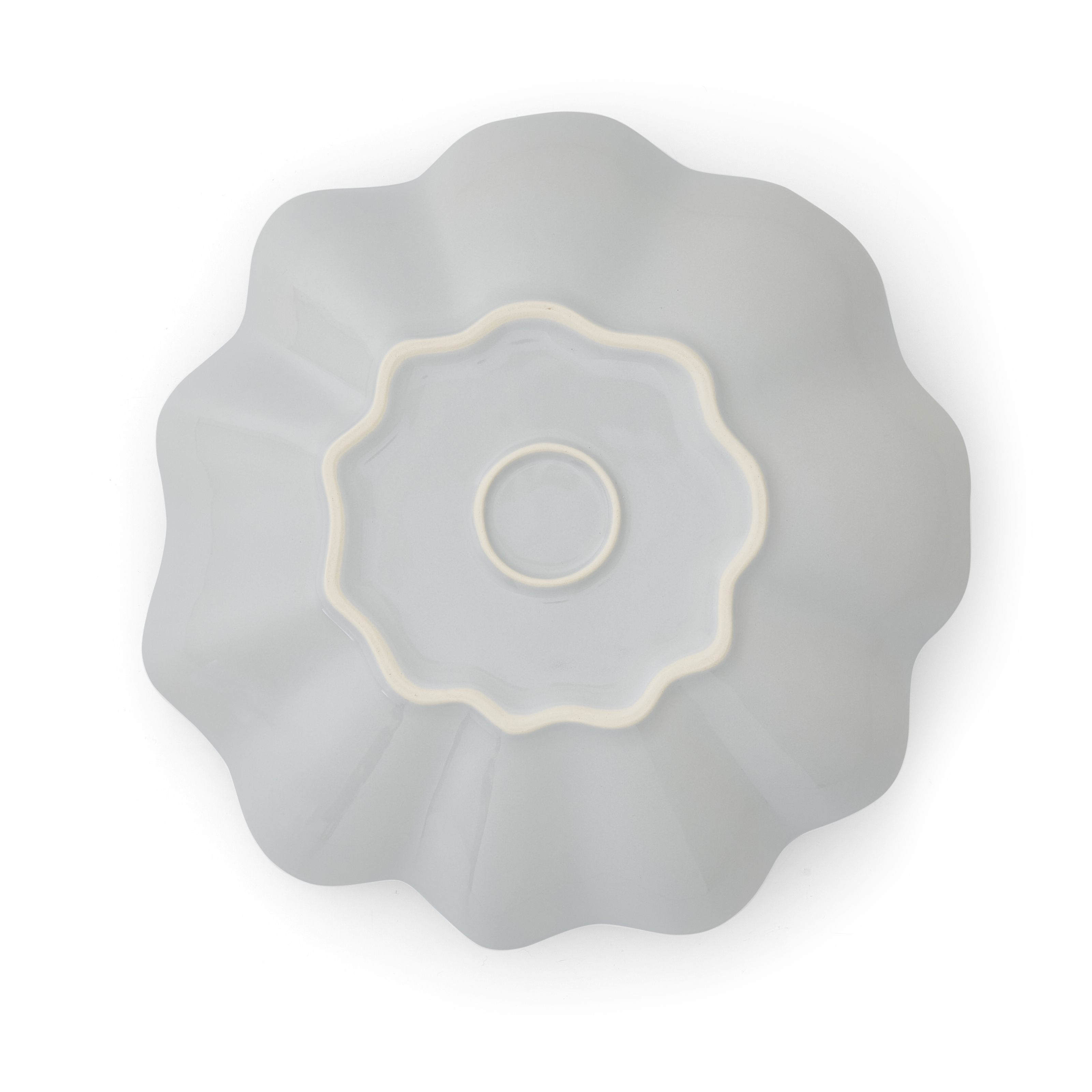 Sophie Conran Floret Large Serving Bowl-Dove Grey image number null